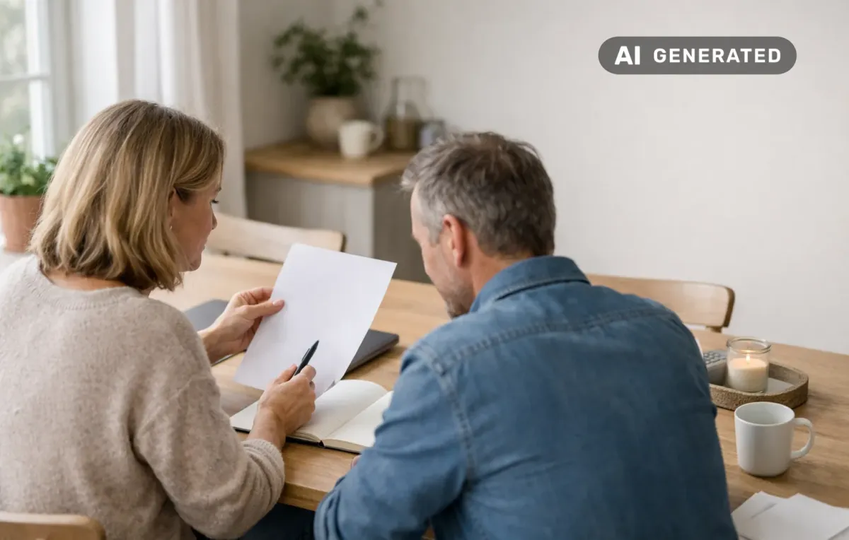 Vilken roll har försäkringar i privatekonomin? – AI-genererad bild