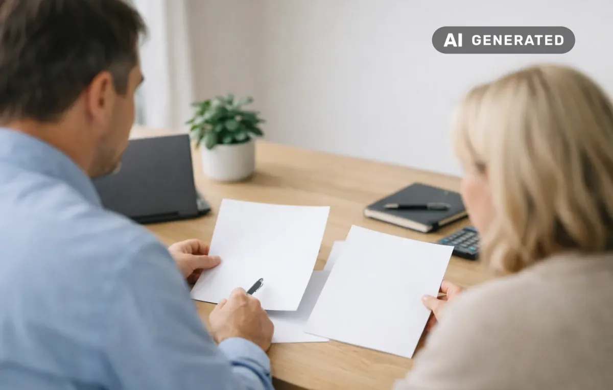 Vad är ett företagslån och hur bedöms ansökan? – AI-genererad bild