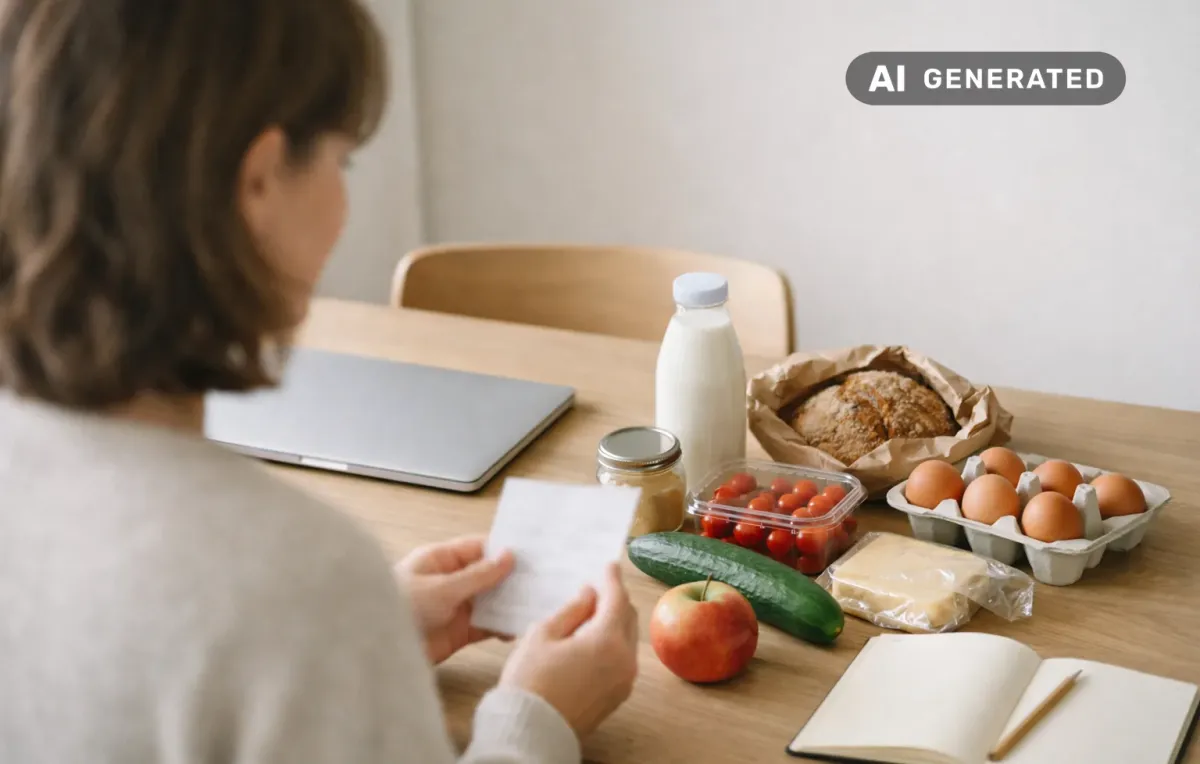 KPI: vad konsumentprisindex visar om inflationen – AI-genererad bild