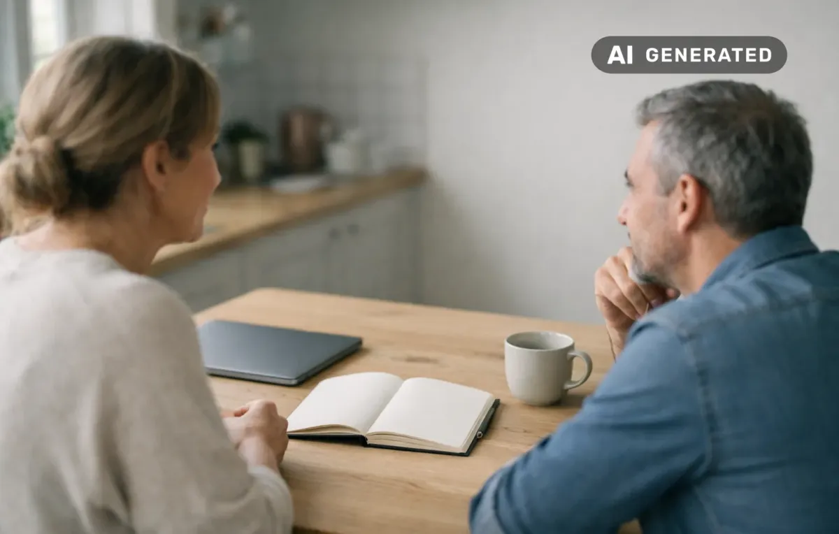 Pension deltid: så kan deltid och föräldraledighet påverka pensionen – AI-genererad bild
