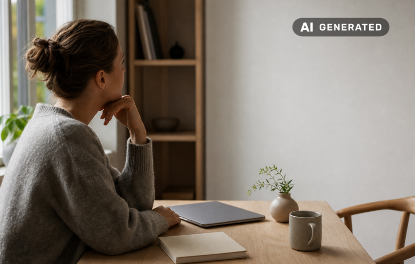 Vad kostar en fond – och vilken risk tar du? Grundguide för nya fondsparare – AI-genererad bild