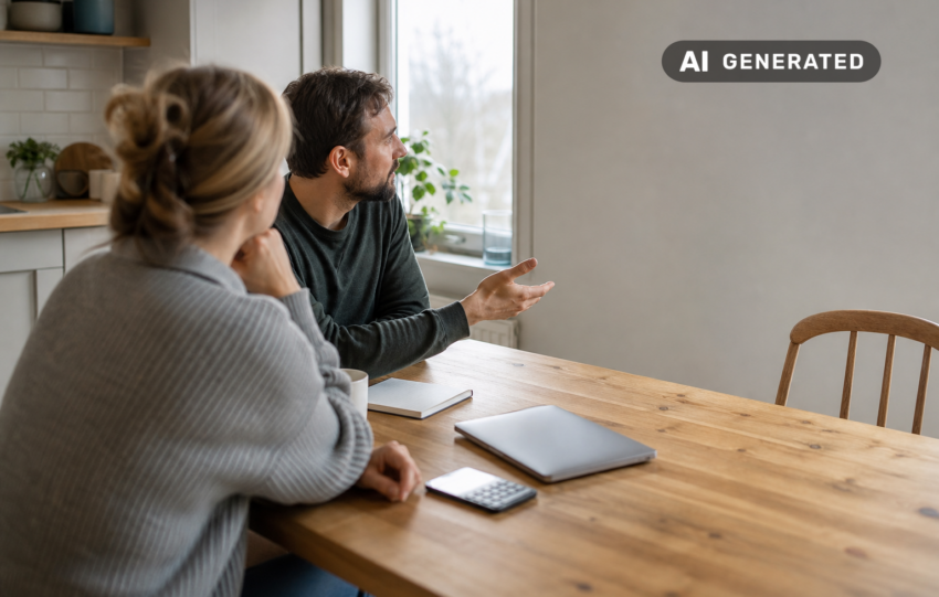 Hur påverkar inflation hushållets ekonomi? En praktisk genomgång – AI-genererad bild