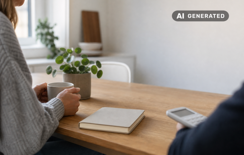 När ska bufferten gå före långsiktigt sparande? – AI-genererad bild